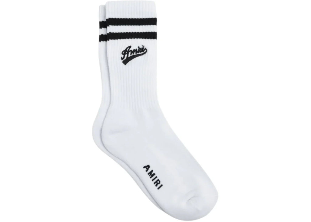 AMIRI Varsity Script Sock Black